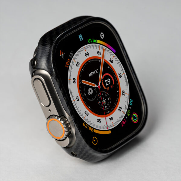 Apple Watch Ultra 正 碳纖維 保護殼 卡夢 卡蹦 亮面