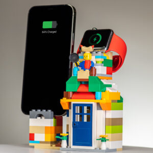 LEGO 樂高 MOC iPhone Apple Watch 二合一 充電 底座