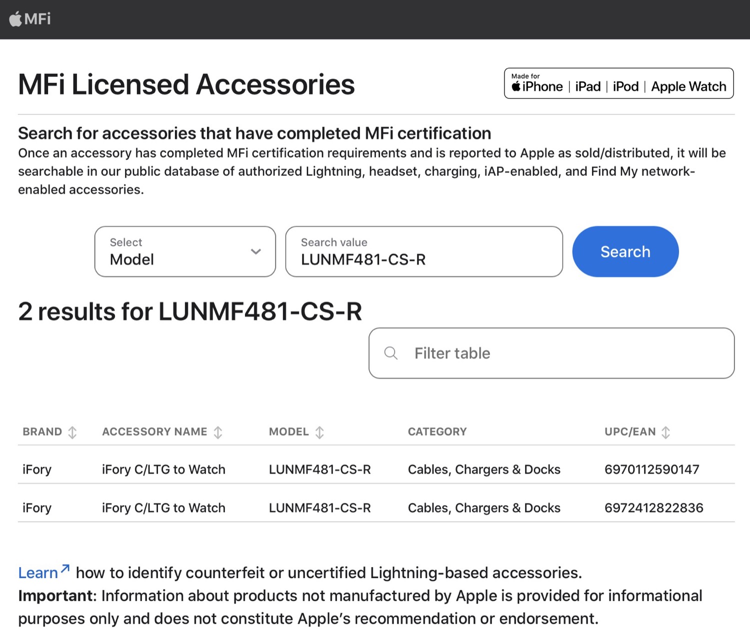 iFory Apple Watch MFi MFM 認證 Lightning / USB-C 無線充電器 – AWShop 蘋果倉庫