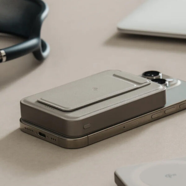 Allite LITE 超薄充 10000 mAh Qi2 磁吸支架行動電源（相容 MagSafe，產品標示 Wh，可帶上飛機）