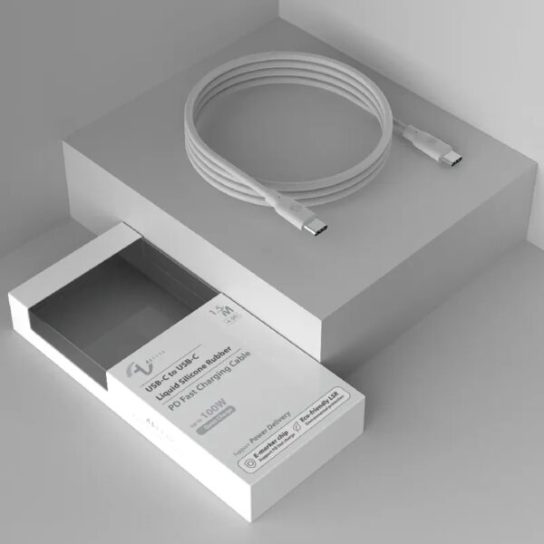 Allite 液態矽膠 USB-C 充電線（最高 240W，1.5 公尺）