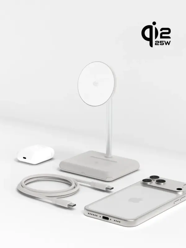 Allite WQ2 Qi2.2 25 W 磁吸無線充電座官方產品圖
