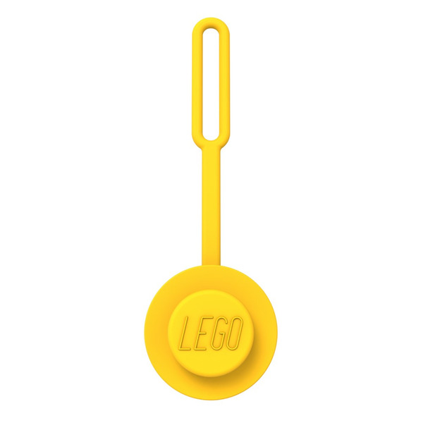 LEGO 樂高 1×1 圓形積木 AirTag 保護套｜黃色
